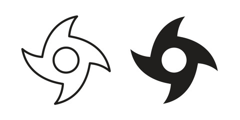 Hurricane icons set. Pixel Perfect scalable icons.