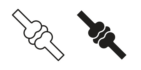 Joint icons set. Pixel Perfect scalable icons.