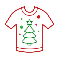 christmas tree with red ribbon