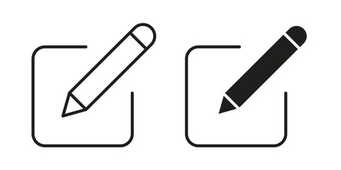 Post icons set. Pixel Perfect scalable icons.