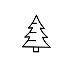 Pine tree vector illustration