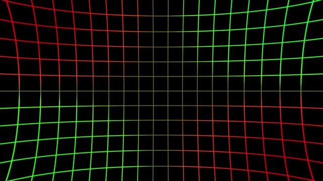 Animation of squares with grid background. Beautyful grid Background moving from right to left on a black background. Grid Background Horizontal Loop Animation moving left.
