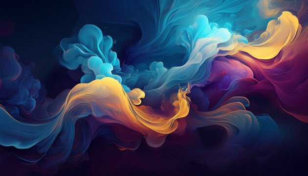 abstract background with smoke