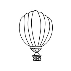 Obraz premium hot air balloon vector illustration