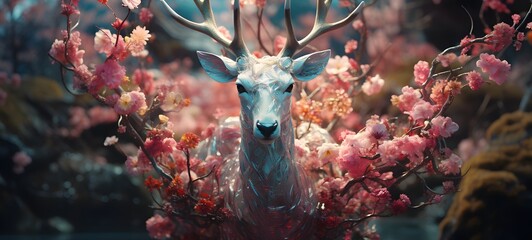 A Armageddon , a small creature made of glass that is sitting in the palm of your hand, ai generative