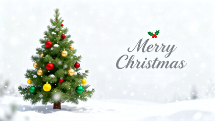 Naklejka premium Merry Christmas