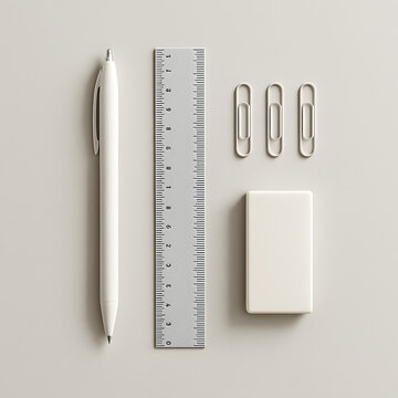 Stationery Set Flat Lay