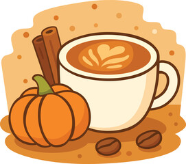 Cozy Autumn Treat with Pumpkin Spice Delight