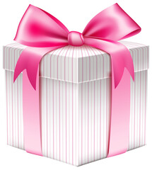 pink gift box