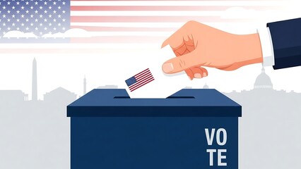 Voting in America - A Patriotic Act of Civic Duty.