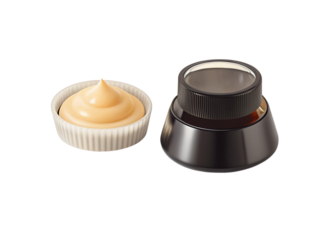 Thermal paste isolated on suitable background