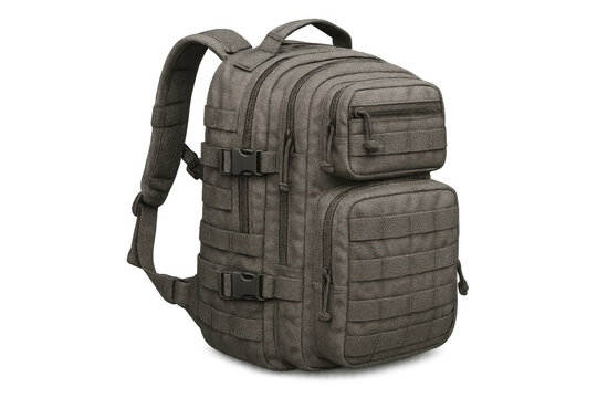 Tactical military backpack with molle system, rucksack for outdoor activities, camping, hiking, travel, and survival gear - Powered by Adobe