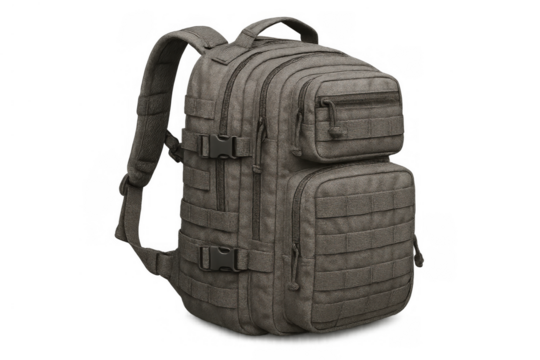 Tactical military backpack with molle system, rucksack for outdoor activities, camping, hiking, travel, and survival gear