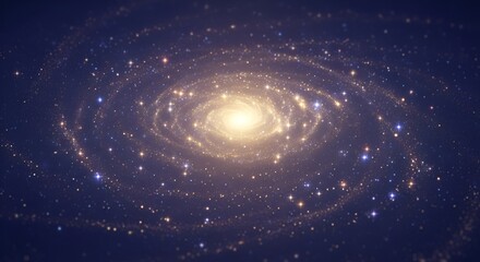 A celestial swirl of stardust brilliance