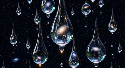 Cosmic tears holding galaxies suspended in space