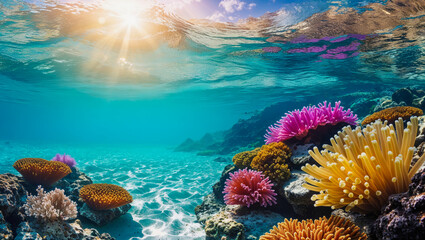  AI-generated image of the Caribbean underwater beauty, cherished memories await tourists