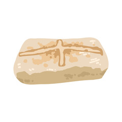 焼き餅のイラスト