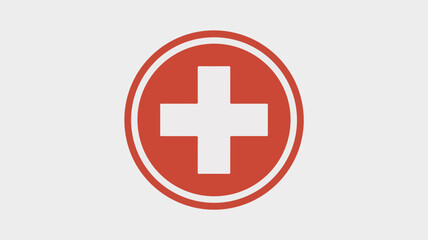 Obraz premium Plus and minus medical icon button design