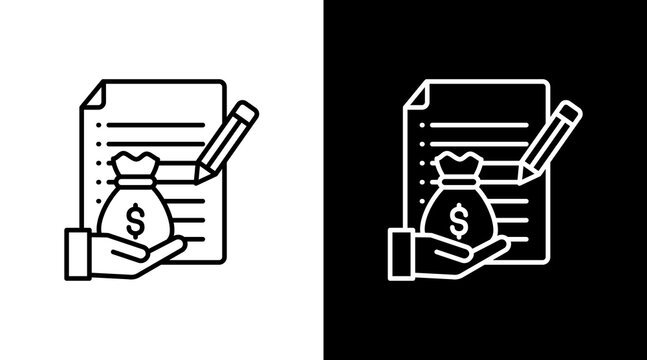 Food Safety White Icon Set Design