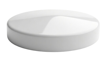 White round pill transparent background cutout png