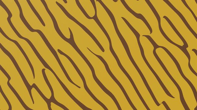 Organic abstract seamless looped animated pattern. Fractal natural moving background