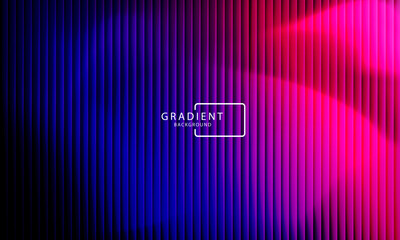 Vibrant gradient pattern with vertical glowing neon lines blending smooth and radiant colors. Minimalistic and futuristic abstract background perfect for creative digital designs. Vector illustration