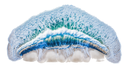 Close up of a jellyfish tentacle transparent background cutout png