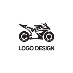 motor sport logo design template