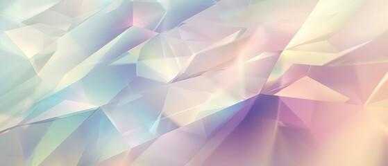 Colorful polygonal abstract background made of sharp 3D triangles in vivid pink, orange, blue, and purple gradients and lighting.