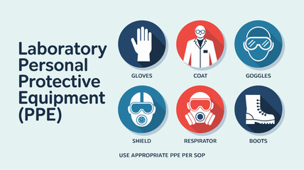 Laboratory PPE – Personal Protective Equipment Safety Checklist Grid