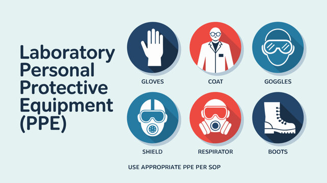 Laboratory PPE – Personal Protective Equipment Safety Checklist Grid