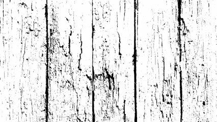 Abstract distressed grunge white wood planks texture overlay background vector Vector, illustration
