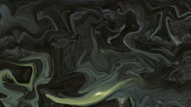 Abstract dark fluid art with swirling patterns