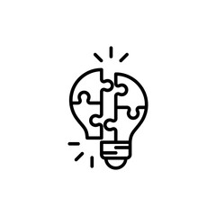 Get a glimpse of problem solving line icon in modern style, vector illustration eps10.