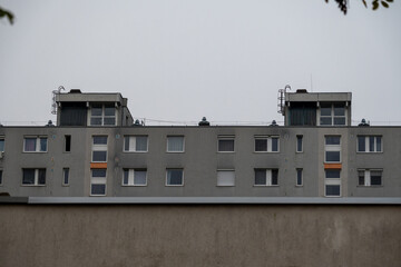 Panel building in Budapest