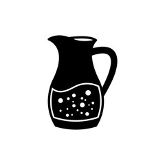 Jug icon, symbol, Vector pictogram. Simple element illustration, eps10	
