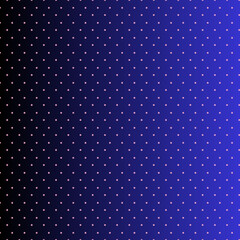 Gradient background from black to blue with a pattern of small white and pink asterisks evenly spaced