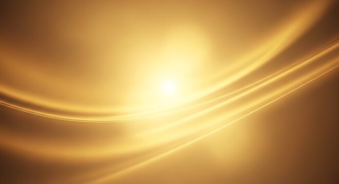 Stunning golden light streaks flowing across a smooth, elegant surface - perfect for adding a touch of luxury and sophistication to your next project