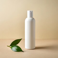 Elegant white bottle for beauty and wellness brands