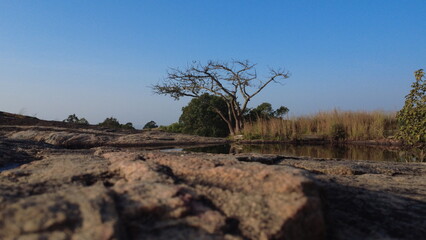 Aerial Drone Footage of Iyake Hanging Lake, Ado-Awaye &ndash; Rare Suspended Mountain Lake in Nigeria