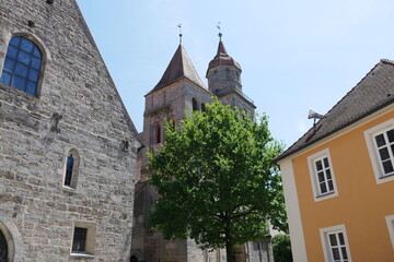 Obraz premium Kirchtürme in Feuchtwangen