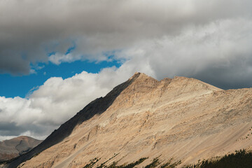 Clouds Over Wilcox Peak in Alberta, Canada