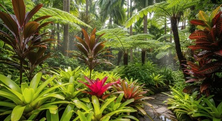 Lush Tropical Eden Sunlight Filters