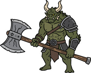 Dragon Horn Monster Warrior