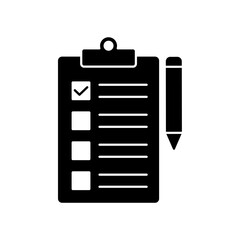 survey icon outline editable stroke line drawing eps.