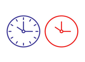 Two clock faces showing different times, symbolizing time management and punctuality