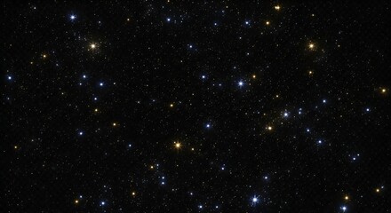 Spectacular night sky filled with countless stars twinkling in the vast darkness