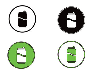 Soda can icon Vector