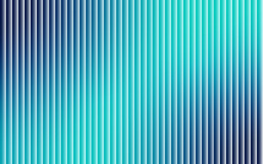 Obraz premium Horizontal ripple waves with teal aqua spectrum and soft blur. Gradient fractal glass texture backdrop, Fractal optical distortion, luminous ribbed field