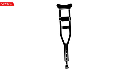 Cane for mobility with transparent background